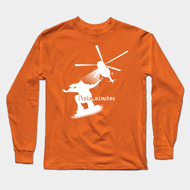 Helicopter Long Sleeve T-Shirt by GZM Podcasts